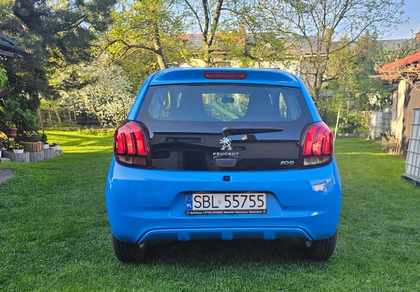 Peugeot 108 cena 29900 przebieg: 54100, rok produkcji 2016 z Lędziny małe 211
